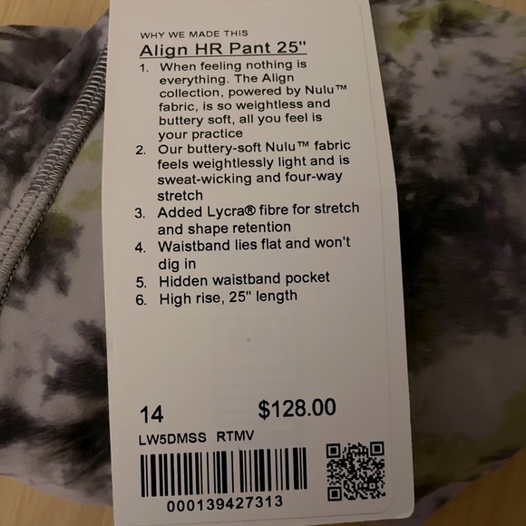COPY - Lululemon Align Leggings size 14 - Picture 3 of 4